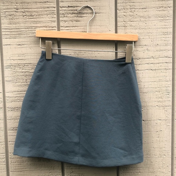 Wilfred Japanese Crepe Mini Skirt with Pocket - Picture 4 of 7